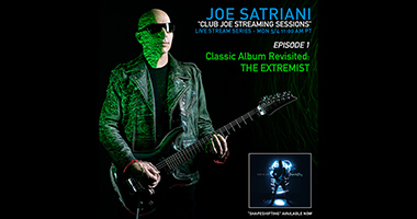 Joe Satriani To Launch A Livestream Series, Club Joe Streaming Sessions