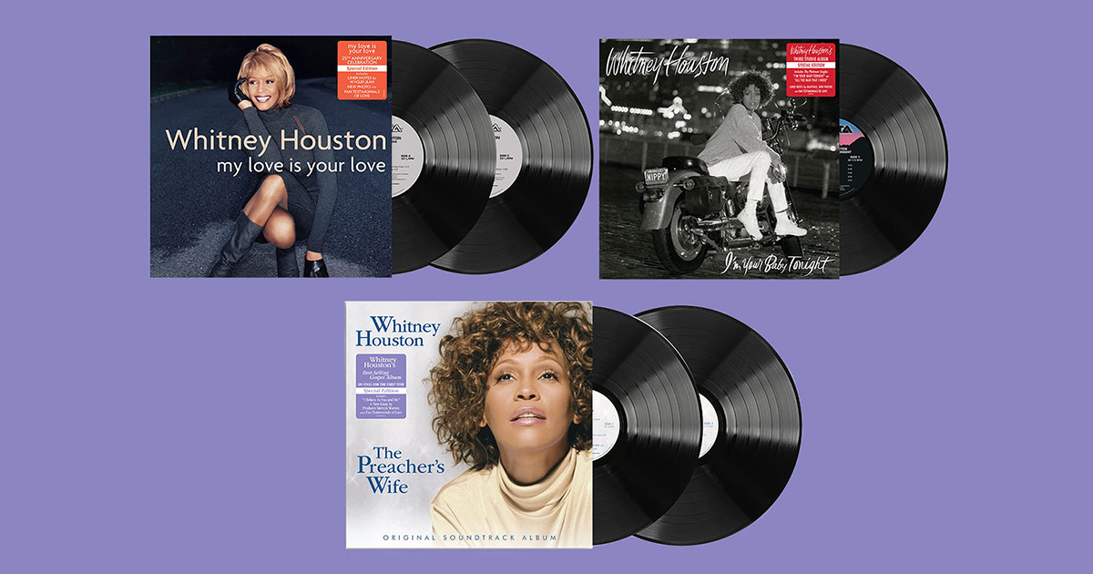 Three Whitney Houston Albums On Vinyl &#8211; Out Now!