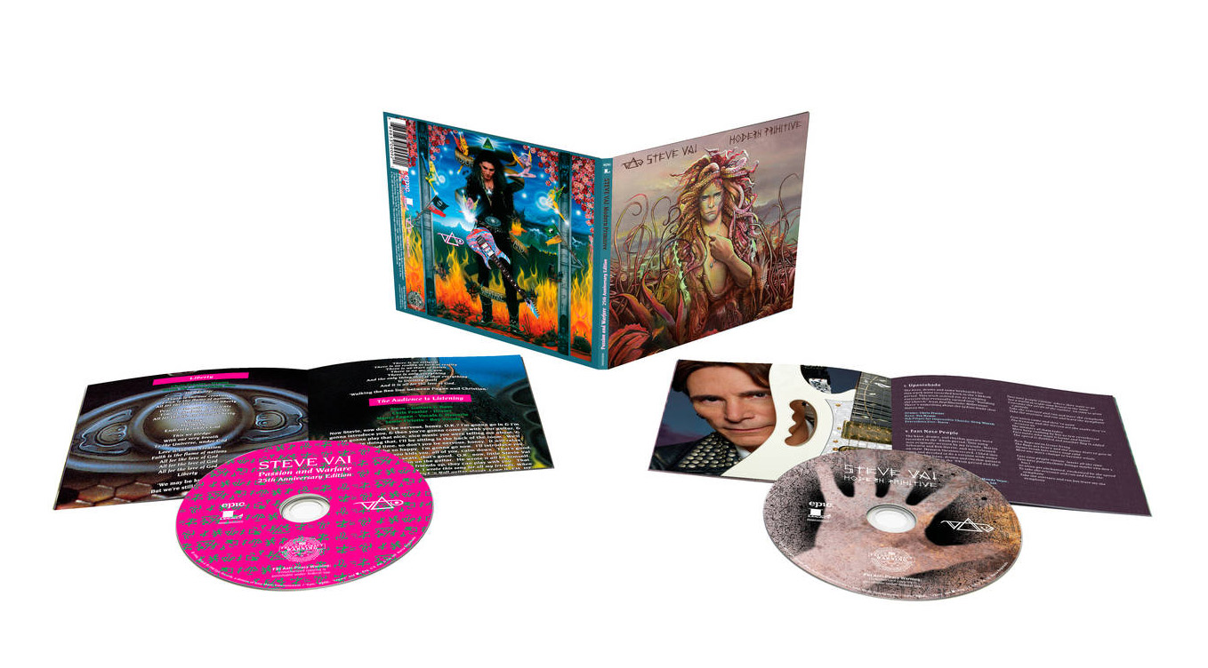 Steve Vai &#8216;Modern Primitive / Passion and Warfare 25th Anniversary Edition&#8217; Bundle Out June 24